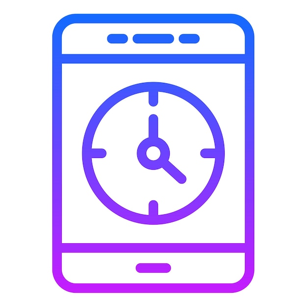 Ilustración del vector de tiempo de acceso