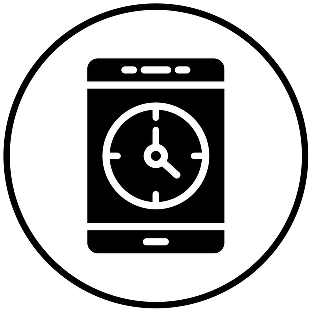 Ilustración del vector de tiempo de acceso