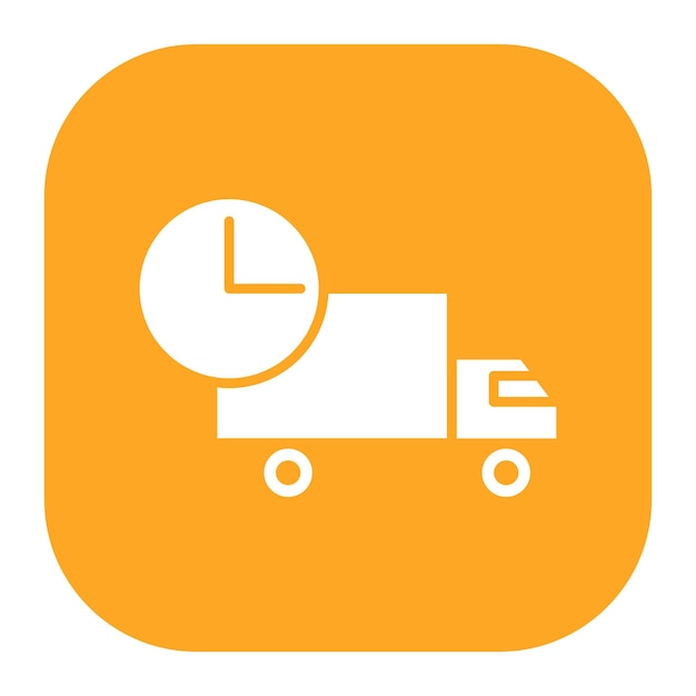 Ilustración del vector de tiempo de entrega