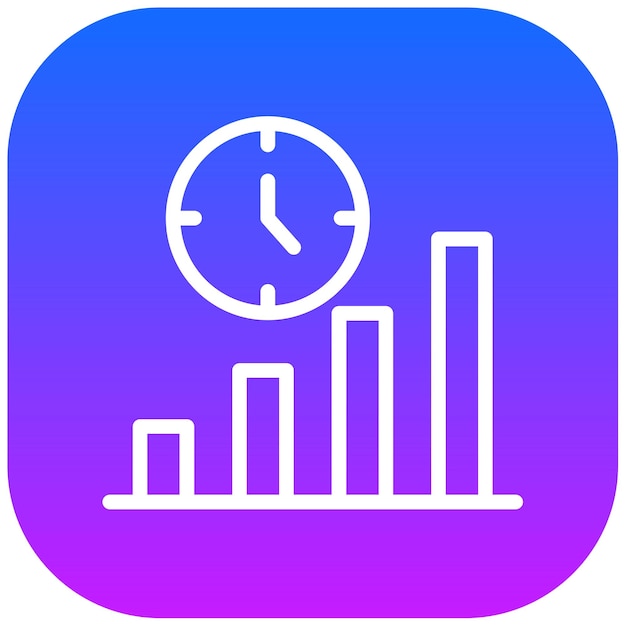 Ilustración del vector de tiempo de la inversión