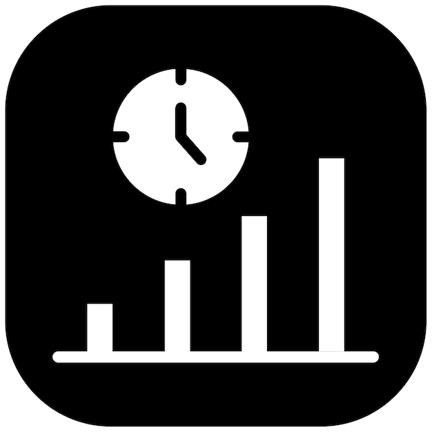 Ilustración del vector de tiempo de la inversión