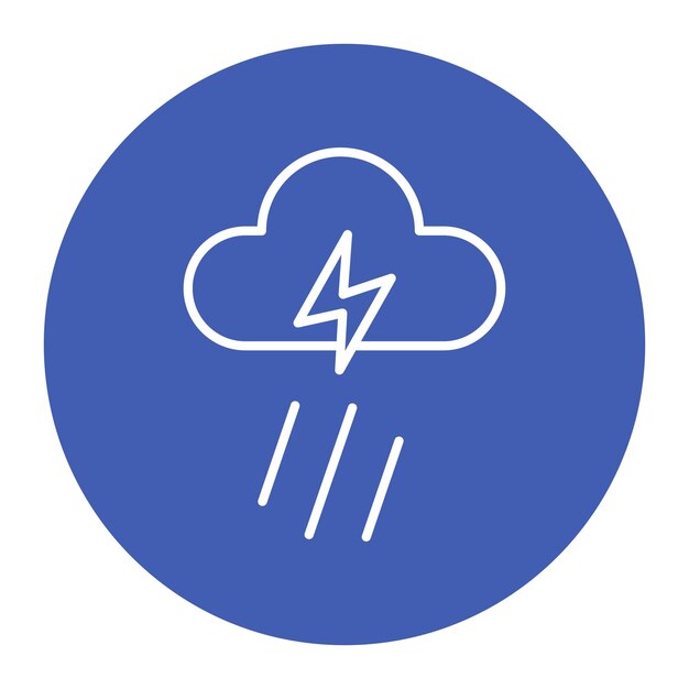 Ilustración del vector de la tormenta