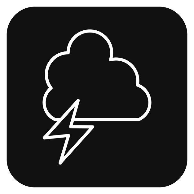 Ilustración del vector de la tormenta