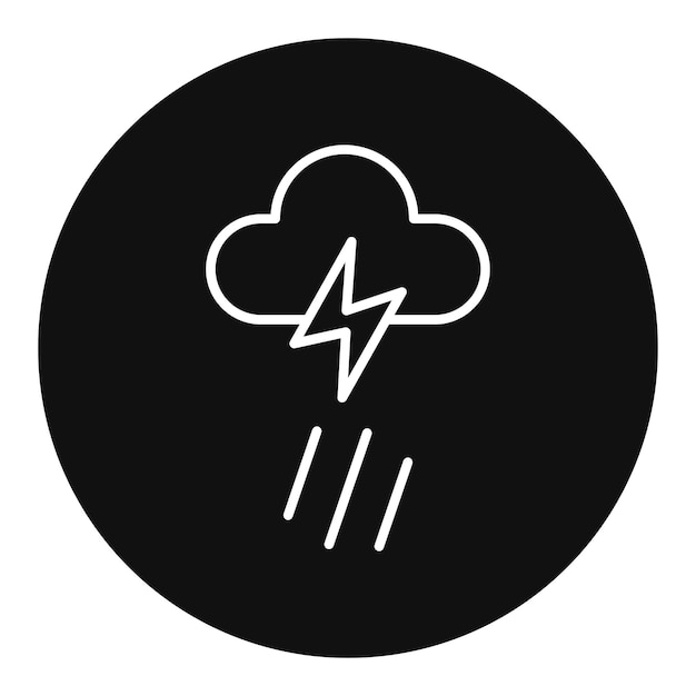 Ilustración del vector de la tormenta