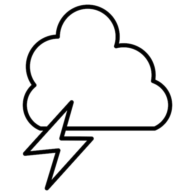 Ilustración del vector de la tormenta