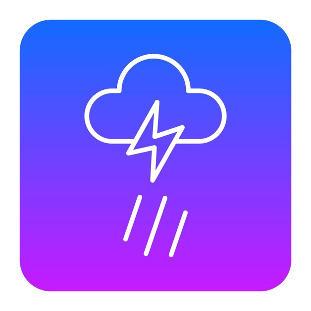 Ilustración del vector de la tormenta