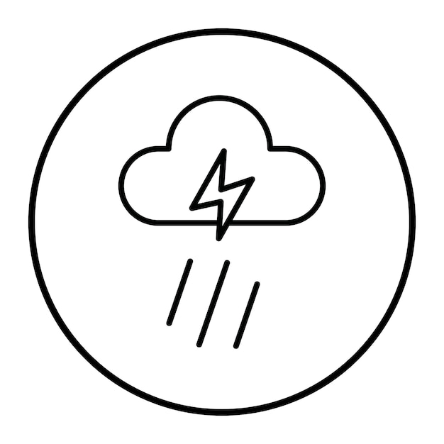 Ilustración del vector de la tormenta