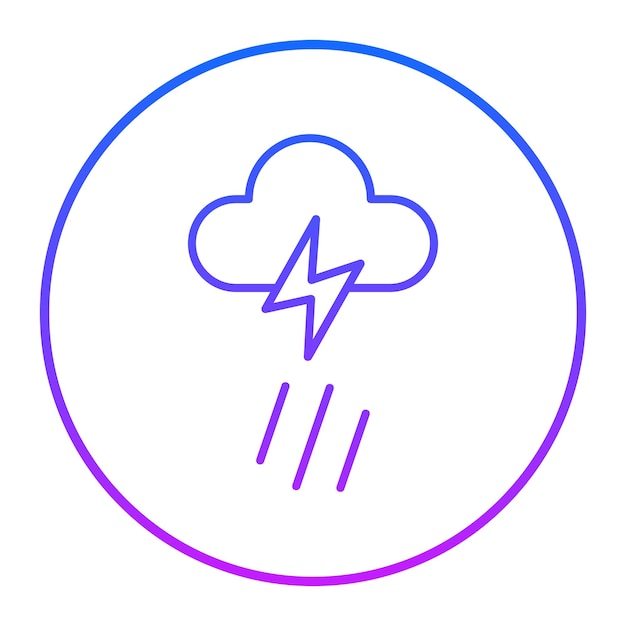 Ilustración del vector de la tormenta