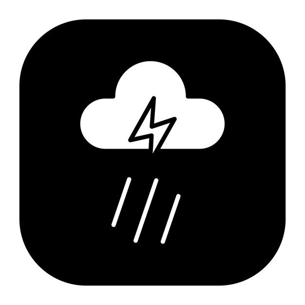 Ilustración del vector de la tormenta