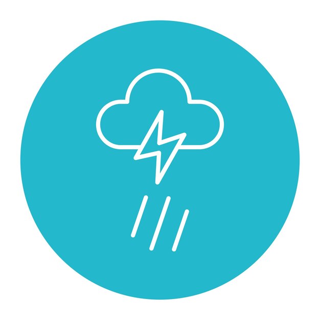 Ilustración del vector de la tormenta