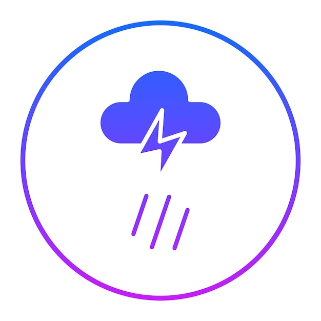 Ilustración del vector de la tormenta