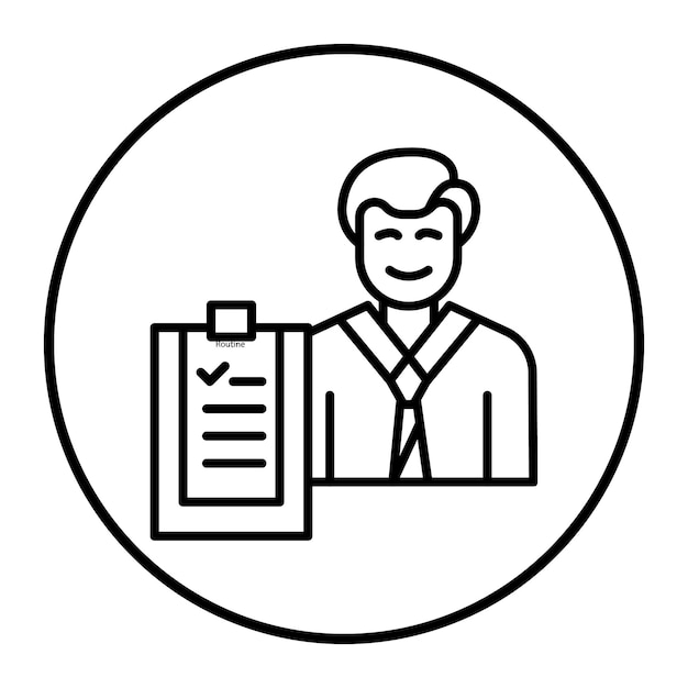 Ilustración del vector de trabajo productivo