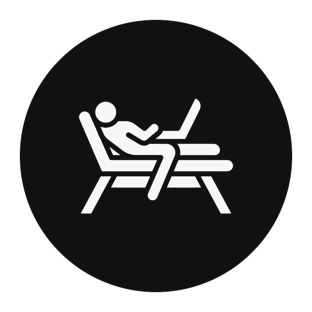 Ilustración del vector de trabajo de relajación