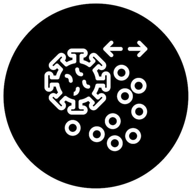 Ilustración del vector de transmisión de la enfermedad