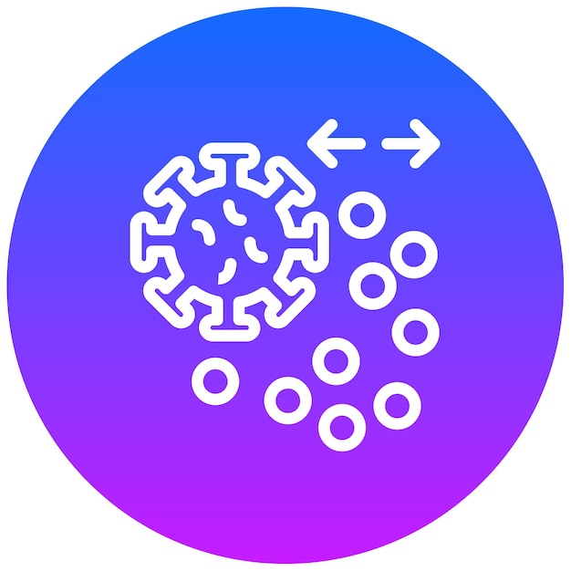 Ilustración del vector de transmisión de la enfermedad