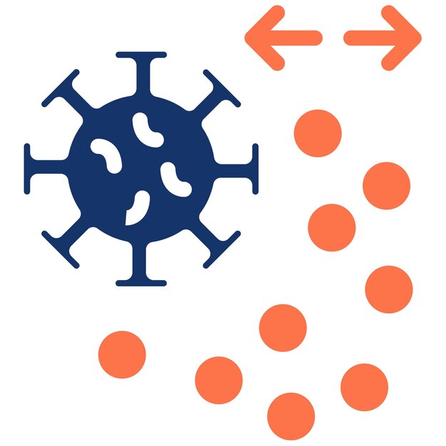 Ilustración del vector de transmisión de la enfermedad