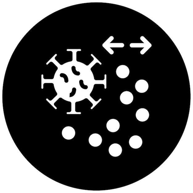 Ilustración del vector de transmisión de la enfermedad