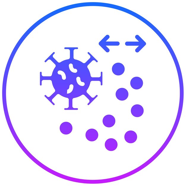 Ilustración del vector de transmisión de la enfermedad