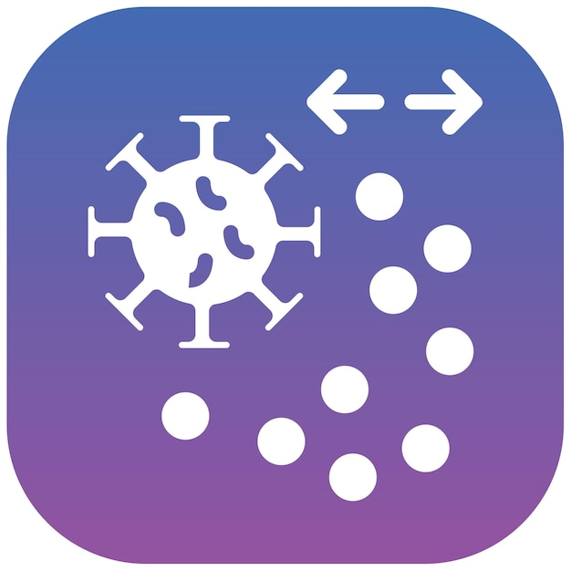 Ilustración del vector de transmisión de la enfermedad
