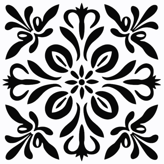 Ilustración de vector transparente de diseño de patrones botánicos tropicales
