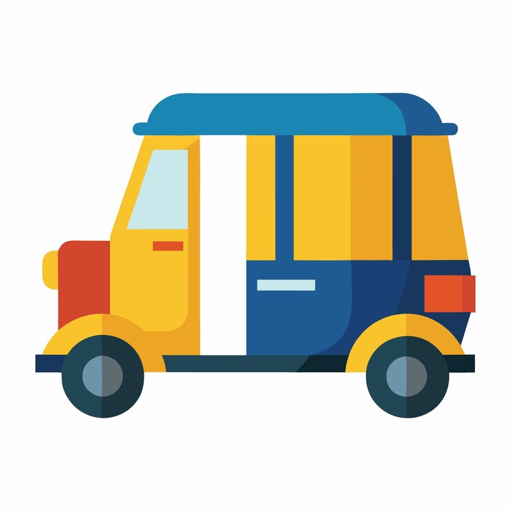 Vector ilustración del vector tuk tuk