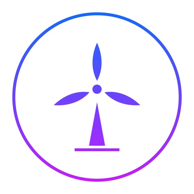 Ilustración del vector de la turbina de resorte