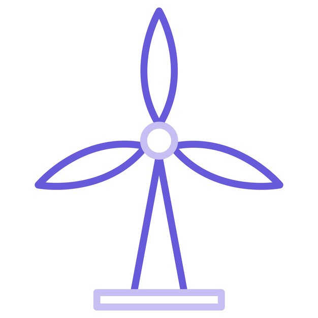 Ilustración del vector de la turbina de resorte