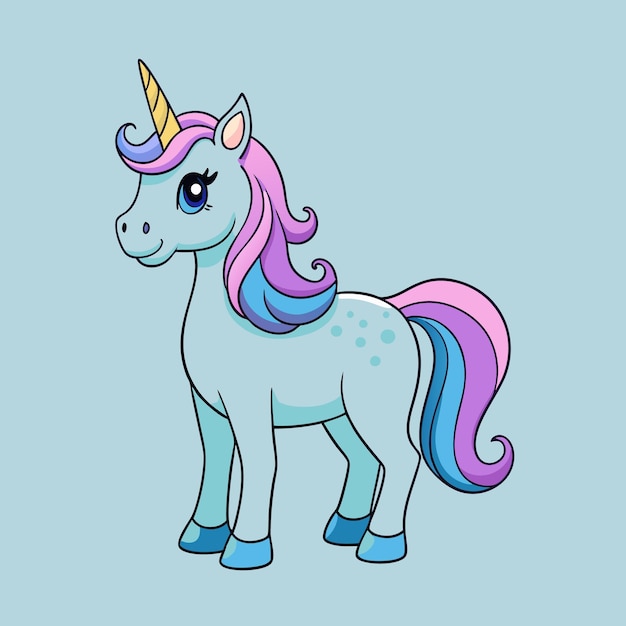 Ilustración de vector de unicornio