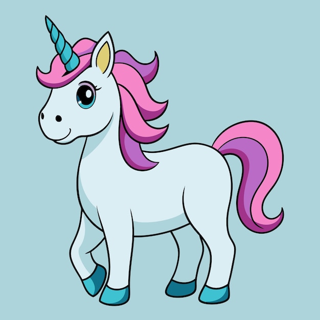Ilustración de vector de unicornio