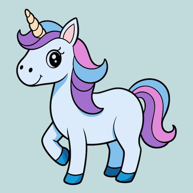 Ilustración de vector de unicornio