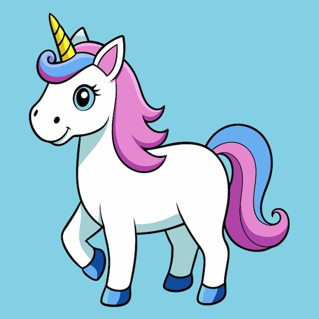 Ilustración de vector de unicornio