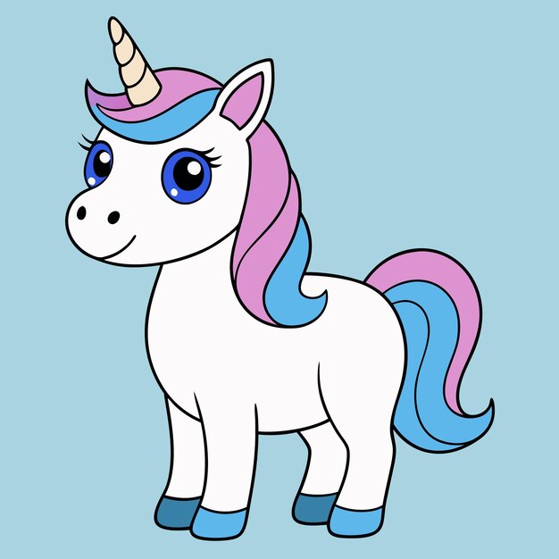 Ilustración de vector de unicornio