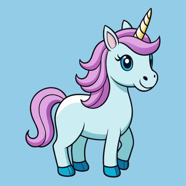 Ilustración de vector de unicornio