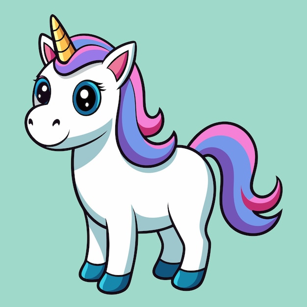 Ilustración de vector de unicornio