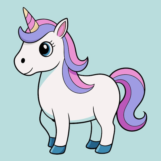 Ilustración de vector de unicornio