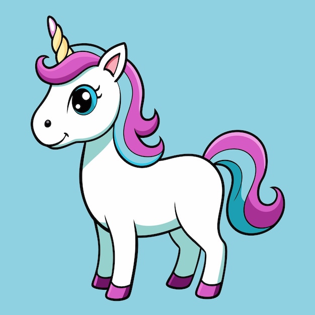 Ilustración de vector de unicornio