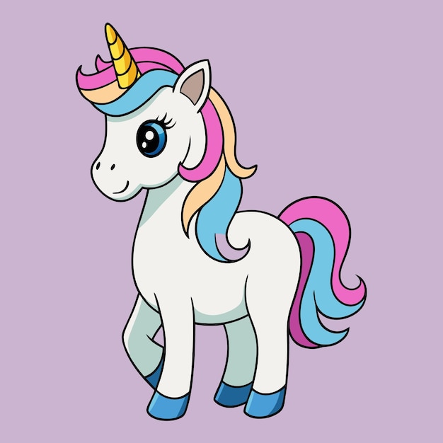 Ilustración de vector de unicornio