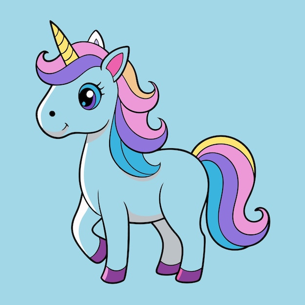 Ilustración de vector de unicornio