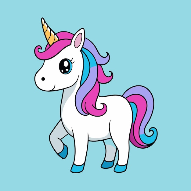 Ilustración de vector de unicornio