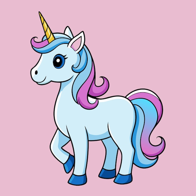 Ilustración de vector de unicornio