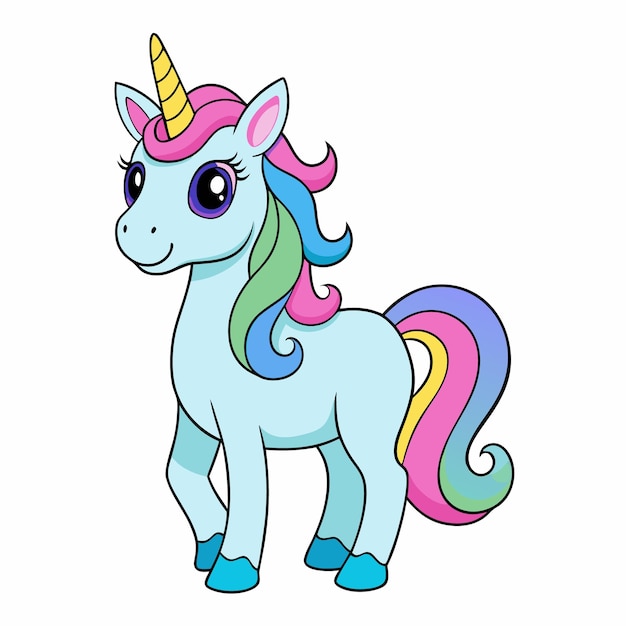 Ilustración de vector de unicornio
