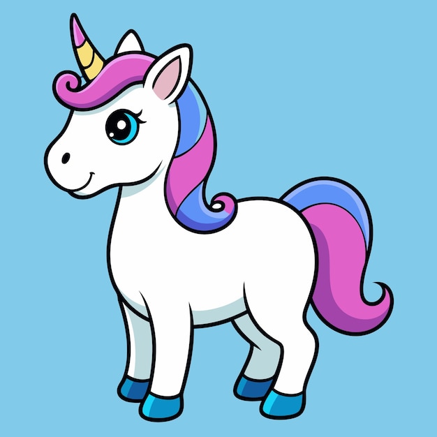 Ilustración de vector de unicornio
