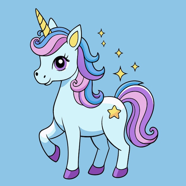 Ilustración de vector de unicornio