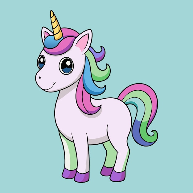Ilustración de vector de unicornio