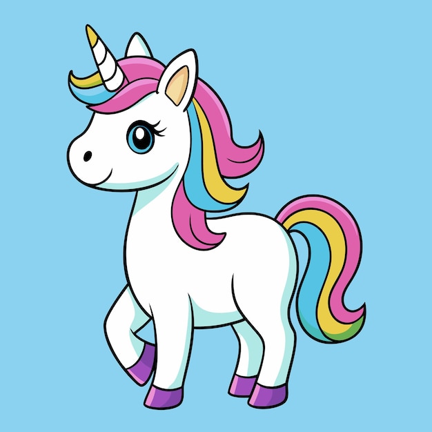 Ilustración de vector de unicornio
