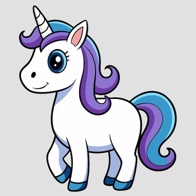 Ilustración de vector de unicornio