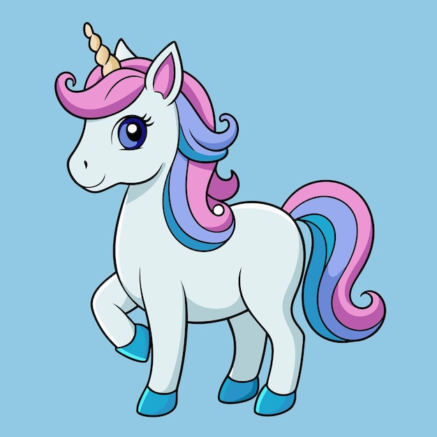 Ilustración de vector de unicornio