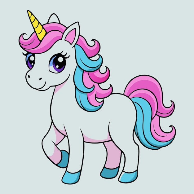 Ilustración de vector de unicornio