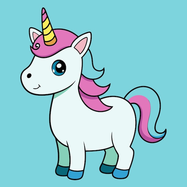 Ilustración de vector de unicornio