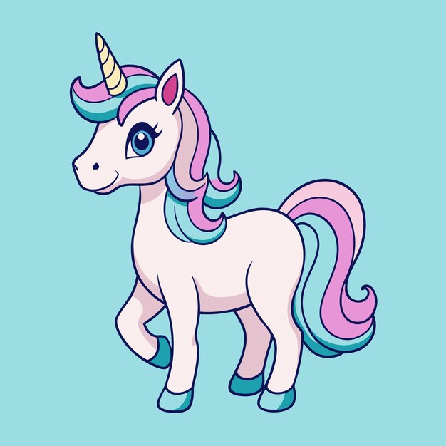 Ilustración de vector de unicornio